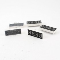5 Pcs Common Cathode 12 Pin 4 Bit 7 Segment 0.4" Red LED Display Digital Tube