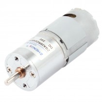 DC 24V 40RPM 4mm Shaft Dia Cylindrical Magnetic Electric Geared Box Motor