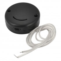 Black Smile Face Button Cell Battery Holder for 2 x CR2032 Batteries