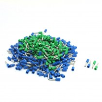 18 AWG Wire Plastic Cover Pre Insulate Ferrule Terminals E1008 Blue Green 380pcs