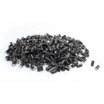 500pcs 17mm x 10mm Electrolytic Capacitors 2200uF 10V 105 Centigrade