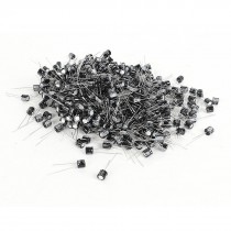 1000 Pcs 6mm x 6mm 100UF 16V Polarized Radial Electrolytic Capacitor