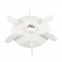Spare Part 19mm 6 Vanes Impeller Plastic Motor Fan Blade Wheel