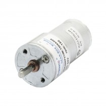 24V 150RPM Output Rotary Speed Reducer Cylinder Shape DC Gearbox Motor