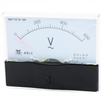 Rectangle Measurement Tool Analog Panel Voltmeter AC 0-600V Measuring Range
