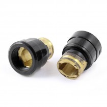 17mmx7mm Rectangle Hole Carbon Brush Holder Cap Cover 2 Pcs for Cut Off Machine