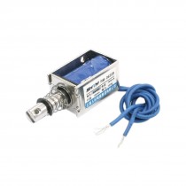 DC6V 100g/10mm Force Pull Push Plunger Return Solenoid Electromagnet