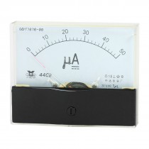 Measurement Tool Analog Panel Ammeter Gauge DC 0 - 50uA Measuring Range