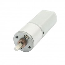 12V 50rpm Output Rotary Speed Reducing Cylinder Shape DC Gearbox Motor