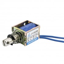 DC24V 500mA 40g/7mm Pull Push Plunger Return Solenoid Electromagnet