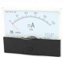 Measurement Tool Analog Panel Ammeter Gauge DC 0 - 100mA Measuring Range