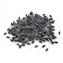 1000 Pcs 6mm x 11mm 470UF 10V Polarized Radial Electrolytic Capacitor