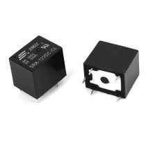 DC 14V/20A AC 125V/20A 5 Pins SPDT Electromagnetic Relay DC 12V Coil 2 Pcs