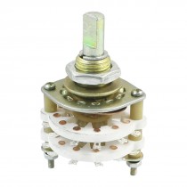 2P6T 2 Pole 5 Way Two Decks 14Pin Band Channael Rotary Switch Selector