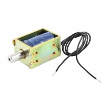 4mm Stroke 150g Force 3.42W Pull Type Solenoid Electromagnet DC 12V 0.28A