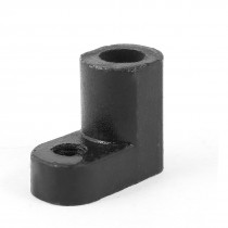 Black T Shape Cap Grip 7mm Thread Metal Clamping Screw Knob