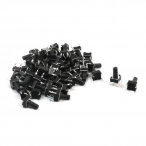 55Pcs Momentary Tact Tactile Push Button Switch 6x6x10.5mm 4-pin DIP