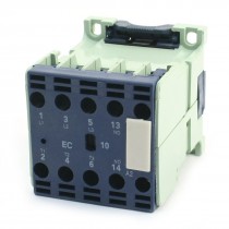 DIN Rail Mounted 3 Poles 1NO 110V Coil 9A AC Contactor CJX2-0910E