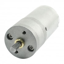 GA25-370 DC 24V 409RPM 2 Pin Soldering Cylindrical Speed Reducer Gear Motor