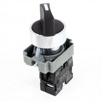 22mm Latching 1 NO Two 2-Position Rotary Selector Select Switch ZB2-BE101C