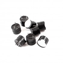 8pcs Black Industrial Electronic Continuous Sound Buzzer DC5V 12x9.5mm