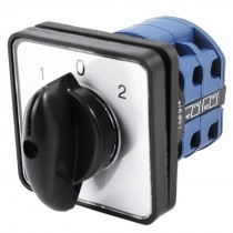 ON/OFF/ON 3-Positions Changeover Rotary Cam Latching Universal Switch AC660V 12A