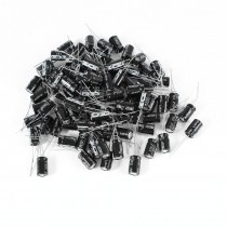 30 Pcs Electrolytic Capacitor Radial Lead 25V 330uF 13x8mm