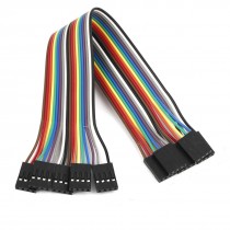 20cm 2.54mm 4 Pin Female to Female F/F Jumper Wire Cable Connector 5 Pcs