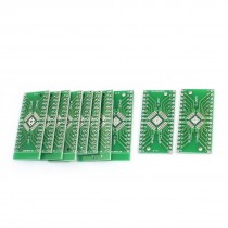 10pcs SMD QFN32 QFP32 0.8mm 0.65mm DIP32 PCB Adapter Converter Plates