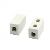 2 Pcs 1W2H High Temperature Porcelain Ceramic Terminal Block 5A 110-600V