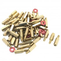 50Pcs M3x6mmx18mm Male to Female Thread Standoff Hexagonal Spacer