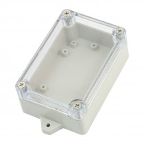100mm x 70mm x 40mm Clear Cover Waterproof Sealed DIY Electric Junction Box