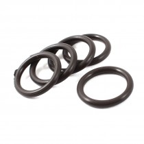 5 Pcs Black Rubber 25mm x 19mm Oil Seal O Rings Gaskets Washers