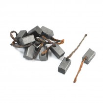 10 Pcs Motor Carbon Brush Replacement 31/64" x 9/32" x 9/32"