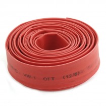 12mm Dia Red Polyolefin Heat Shrinkable Tube Shrink Tubing 2.5M