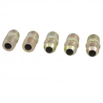 5 Pcs 3 8" to 3 8" PT Equal Thread Pipe Fittings Hex Nipples Connectors