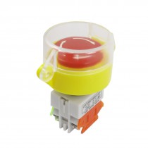 Self Locking Ui 660V Ith 10A Emergency Stop Red Mushroom Push Button Switch