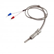 0-400C Adjustable Compression Spring Bayonet Cap K Type Thermocouple 3 Meters