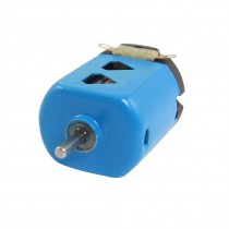 DC 1.5V 400mA 9000RPM 2mm Shaft Flat Motor 130 Light Blue Black for DIY