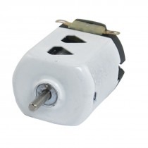1.5V DC 9000RPM 400mA White Black Flat Electric 130 Motor for Four-wheel Car