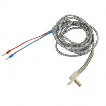 J Type 12mm x 4mm Temperature Controller Earth Thermocouple Probe 2M