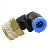 Pneumatic 8mm Hole 20mm Thread Quick Fitting Connector