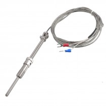 0-800 Celsius Compression Spring Thermocouple Temperature Probe K Type 2.8M