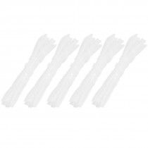 5 Pcs 2.5mm Diameter Clear Polyolefin Heat Shrinking Tube 4M 13.1Ft