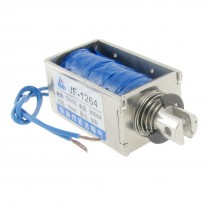 DC 24V Pull Type Open Frame Solenoid Electromagnet Holding Force 55N