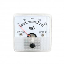 Class 2.5 DC 0-200mA Analog Ampere Meter Measuring Head