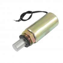 DC 24V 3.03A 10mm Stroke 1000gf Force Pull Type Tubular Solenoid Electromagnet