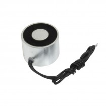 DC 12V 0.08A 15kg M3 30mm OD Lifting Magnet Holding Solenoid Electromagnet