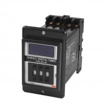 AC 380V Power on Digital Time Relay 1-999 Seconds 999S 8 Pins ASY-3D w Socket
