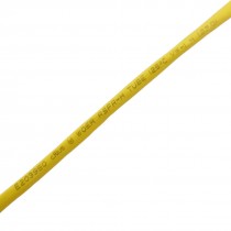 Ratio 2:1 2mm Dia Yellow Polyolefin Heat Shrinkable Tube 4M 13.1ft